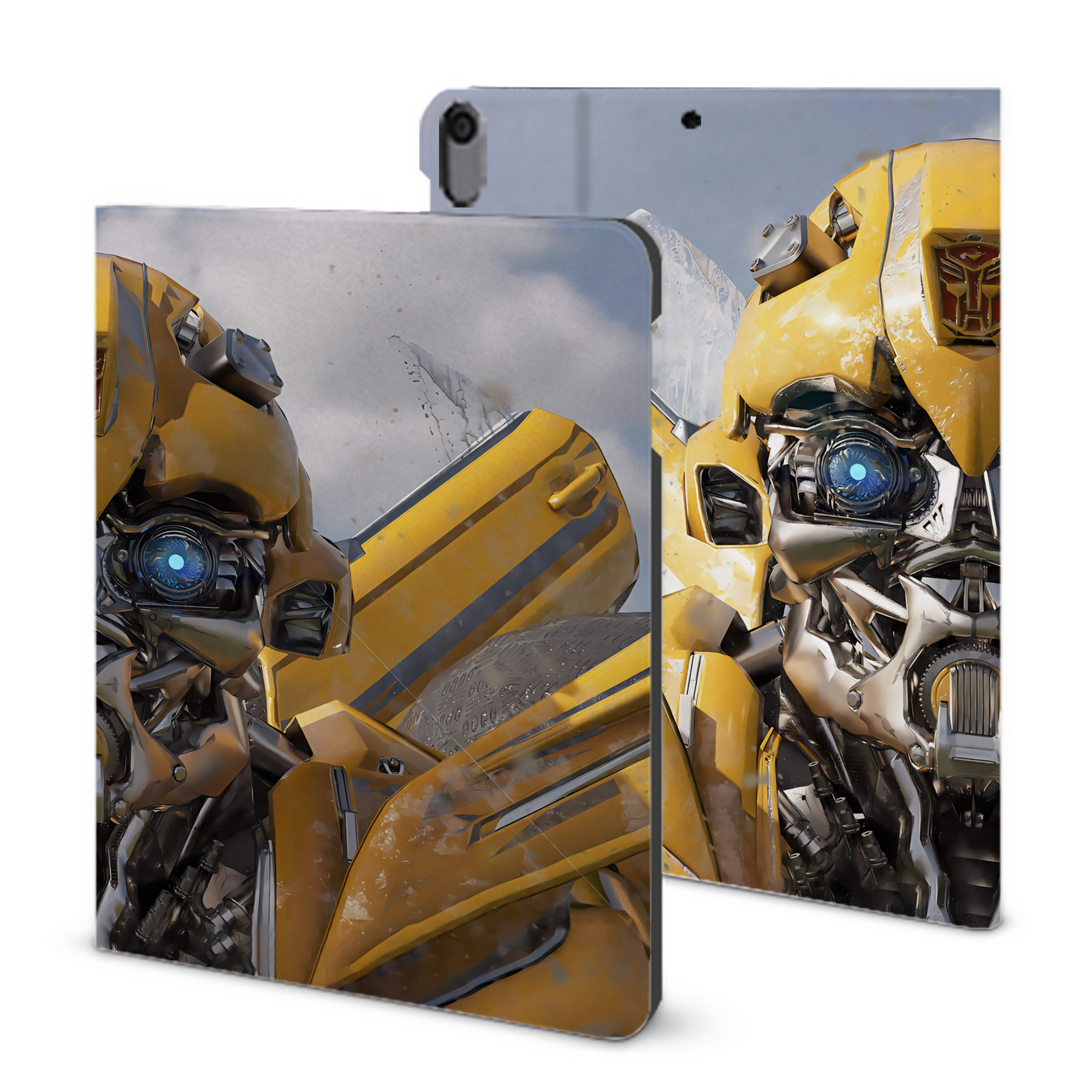 （画像用） Transformers トランスフォーマー IPad ケース ブック型 PUレザー TPU 耐衝撃 軽量 薄型 ペン収納なし 全面保護 IPad 各モデル対応